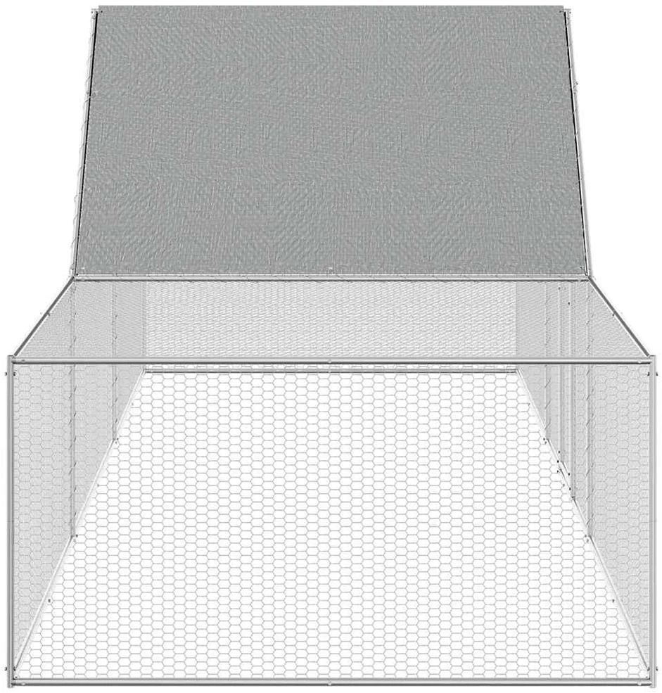 Voljeras viščiukams, 6x2x2m, galvanizuotas plienas