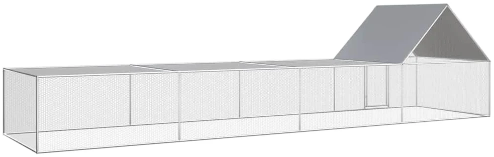Voljeras viščiukams, 8x2x2m, galvanizuotas plienas