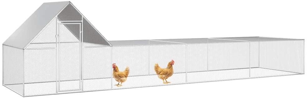 Voljeras viščiukams, 8x2x2m, galvanizuotas plienas