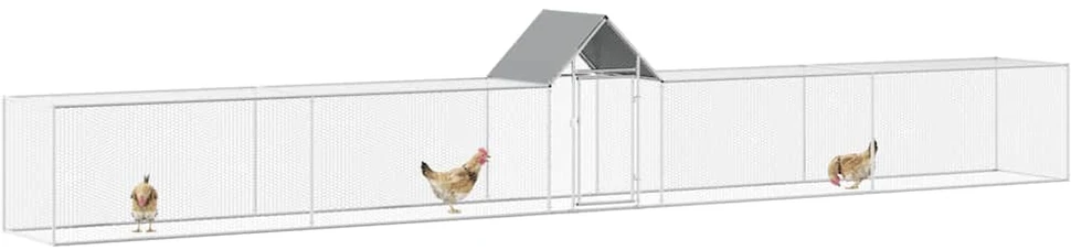 Voljeras viščiukams, 9x1x1,5m, galvanizuotas plienas