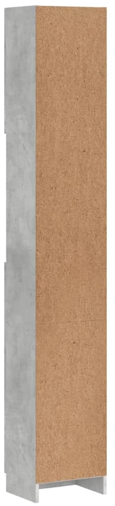 Vonios spintelė, betono pilka, 32x25,5x190cm, apdirbta mediena