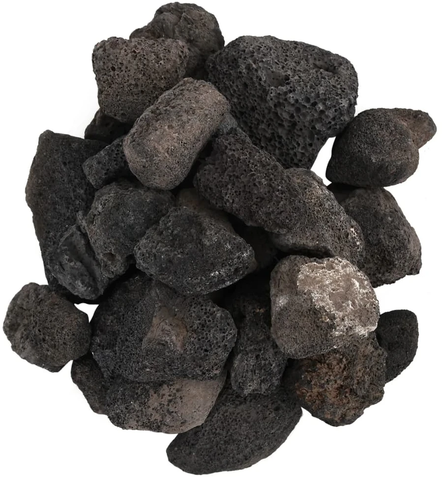 Vulkaninės uolienos, juodos spalvos, 10kg, 5-8cm