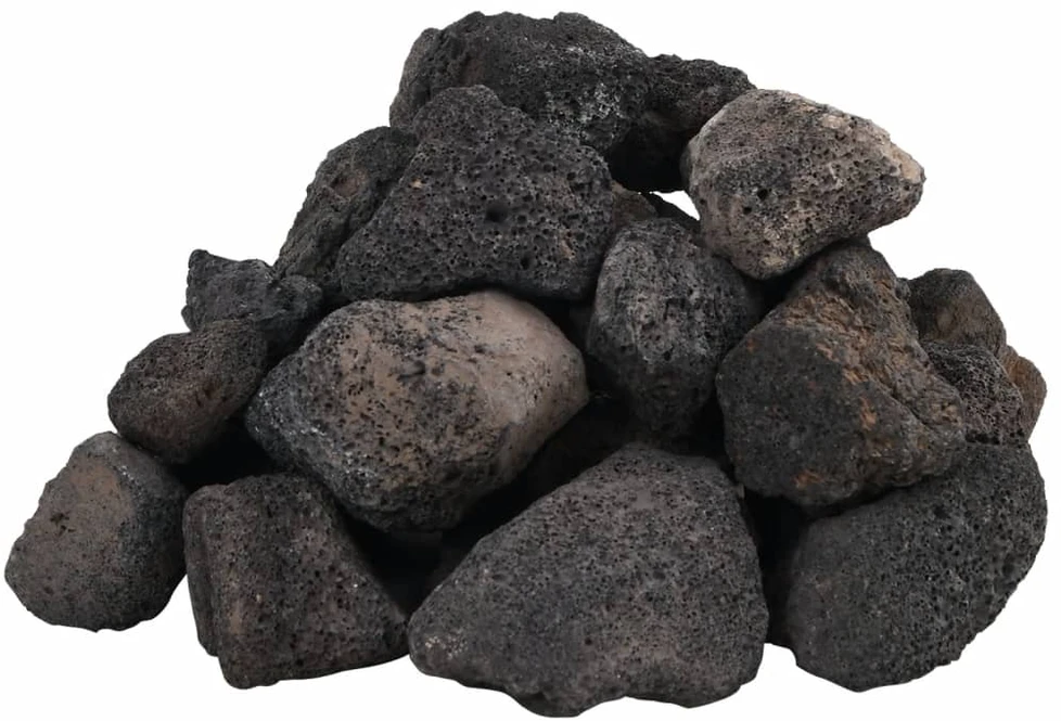 Vulkaninės uolienos, juodos spalvos, 10kg, 5-8cm
