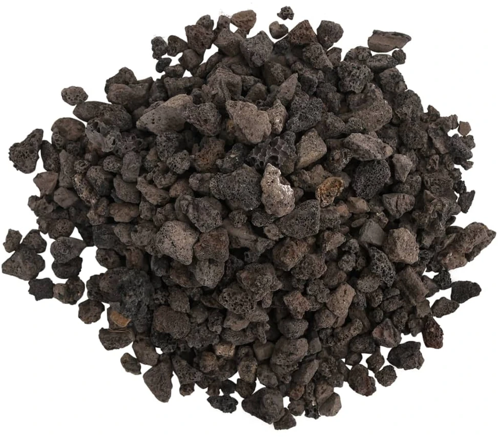 Vulkaninės uolienos, juodos spalvos, 25kg, 1-2cm