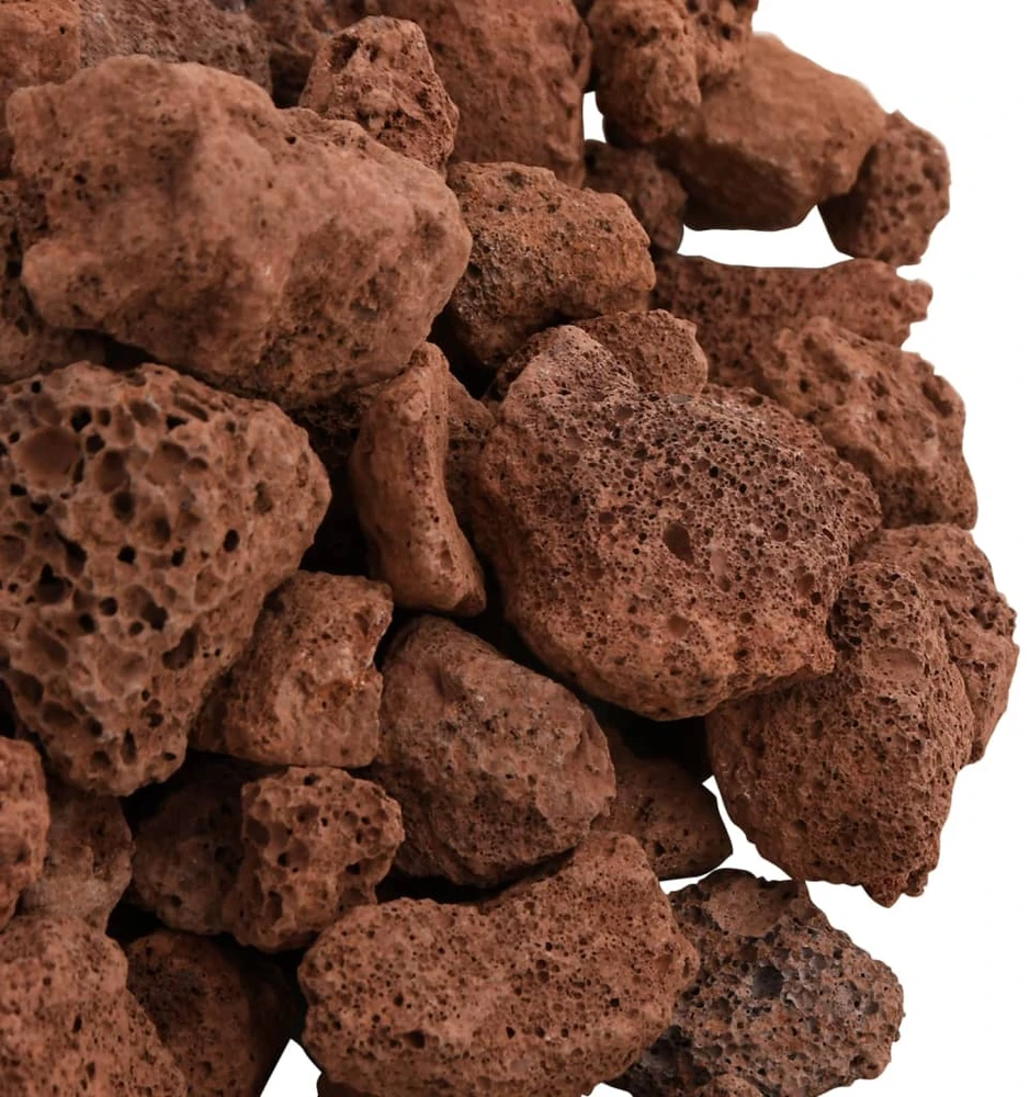 Vulkaninės uolienos, raudonos spalvos, 10 kg, 1–2cm