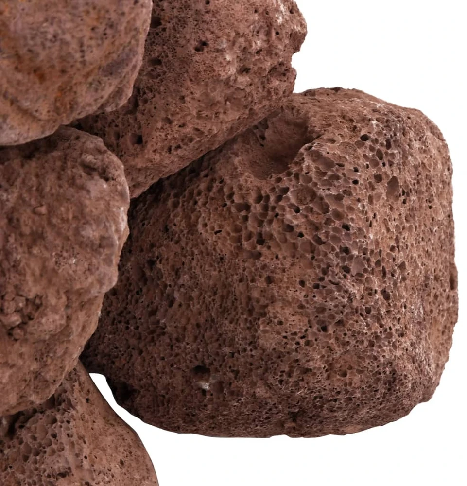 Vulkaninės uolienos, raudonos spalvos, 10 kg, 10-30 cm