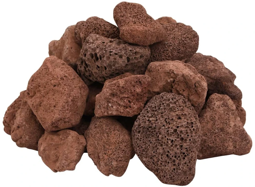 Vulkaninės uolienos, raudonos spalvos, 10kg, 5–8cm