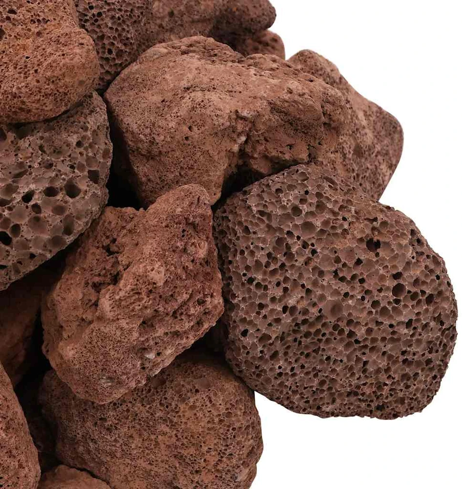 Vulkaninės uolienos, raudonos spalvos, 10kg, 5–8cm