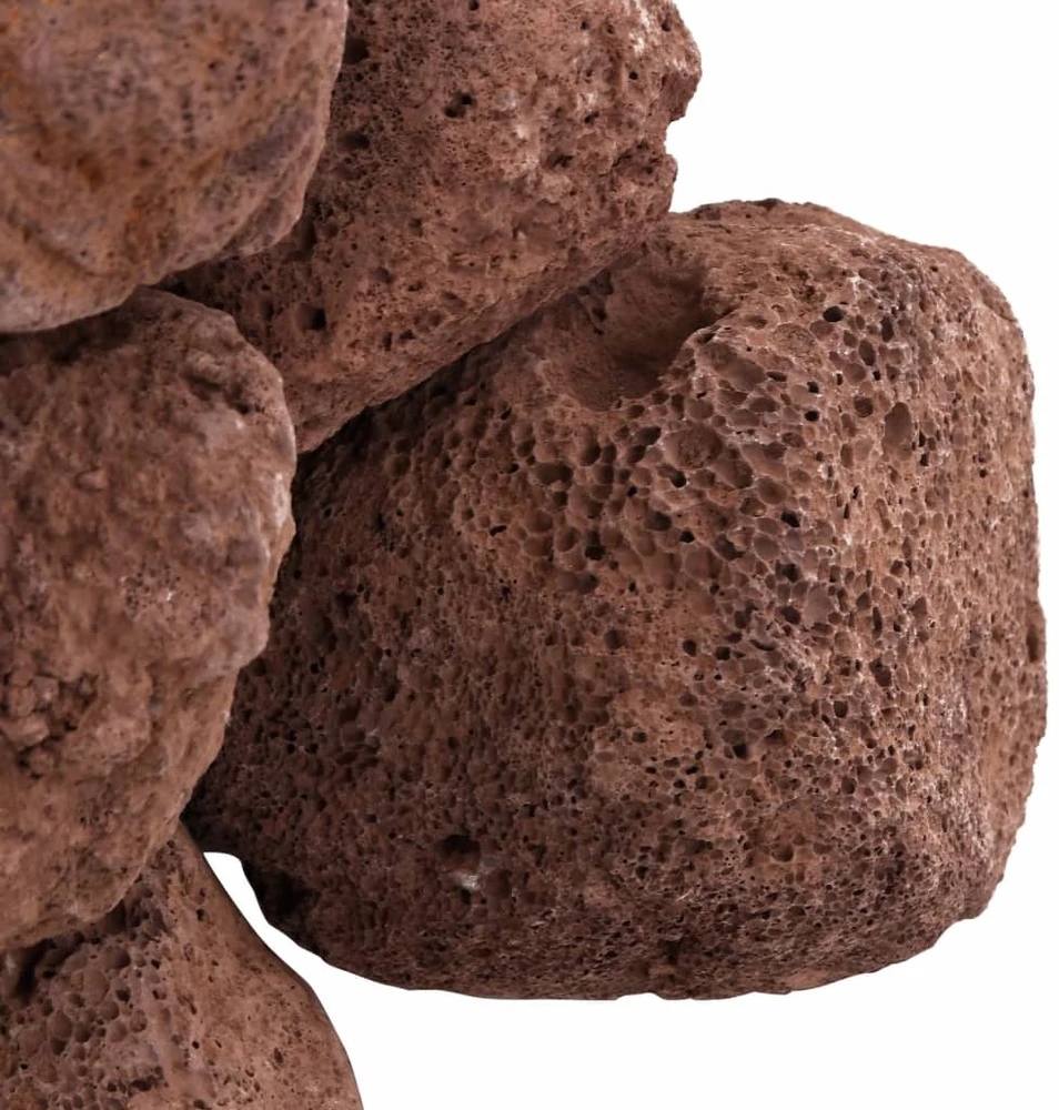 Vulkaninės uolienos, raudonos spalvos, 25 kg, 10-30 cm