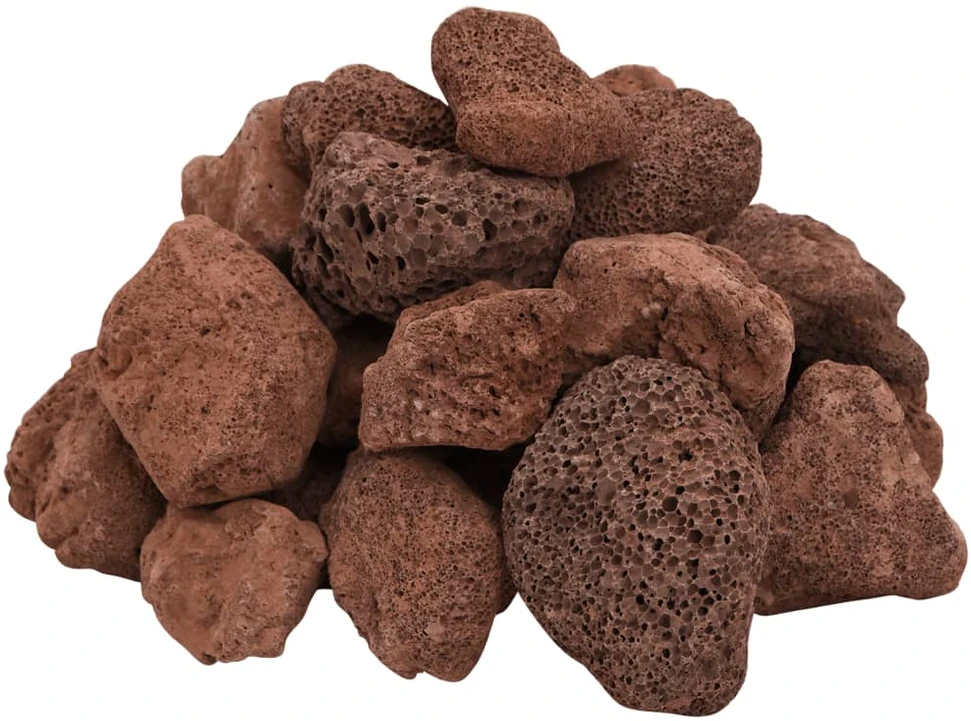 Vulkaninės uolienos, raudonos spalvos, 25kg, 5–8cm