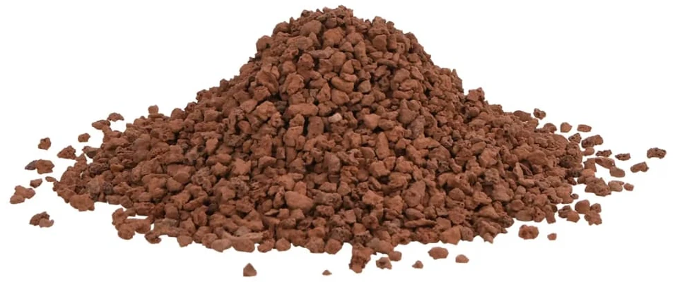 Vulkaninės uolienos, raudonos spalvos, 25kg, 5–8mm