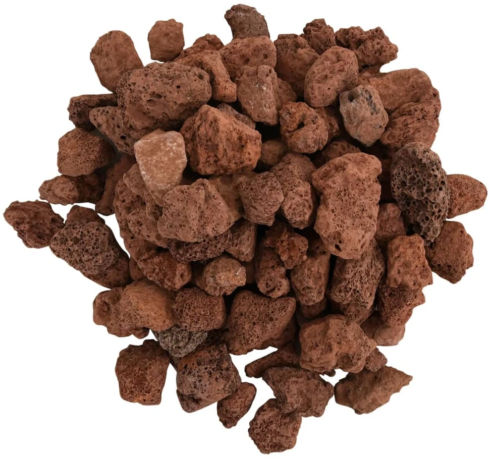 Vulkaninės uolienos, raudonos spalvos, 25kg, 1–2cm