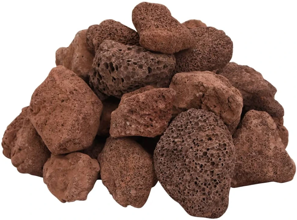 Vulkaninės uolienos, raudonos spalvos, 25kg, 5–8cm