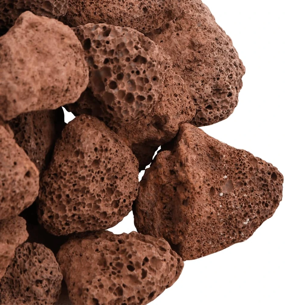 Vulkaninės uolienos, raudonos spalvos, 25kg, 3–5cm