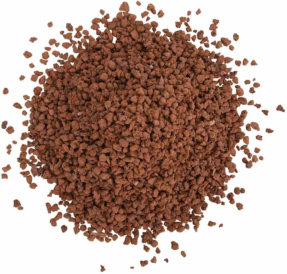 Vulkaninės uolienos, raudonos spalvos, 25kg, 5–8mm