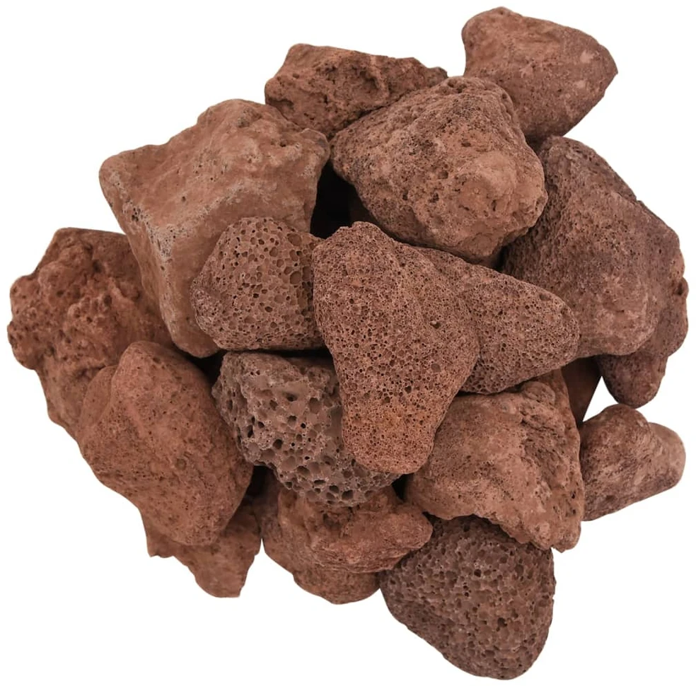 Vulkaninės uolienos, raudonos spalvos, 25kg, 5–8cm