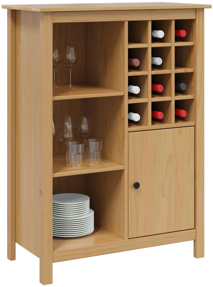 Vyno spinta HILL Medus ruda 79.5 x 40 x 107.5 cm
