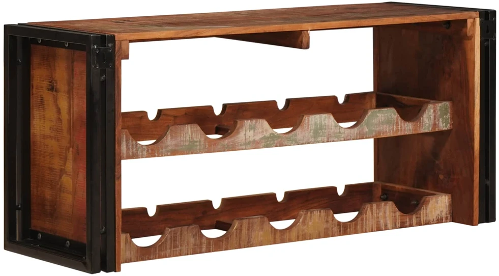 Vyno stovas Ruda 100 x 45 x 33 cm Kieta atnaujinta mediena