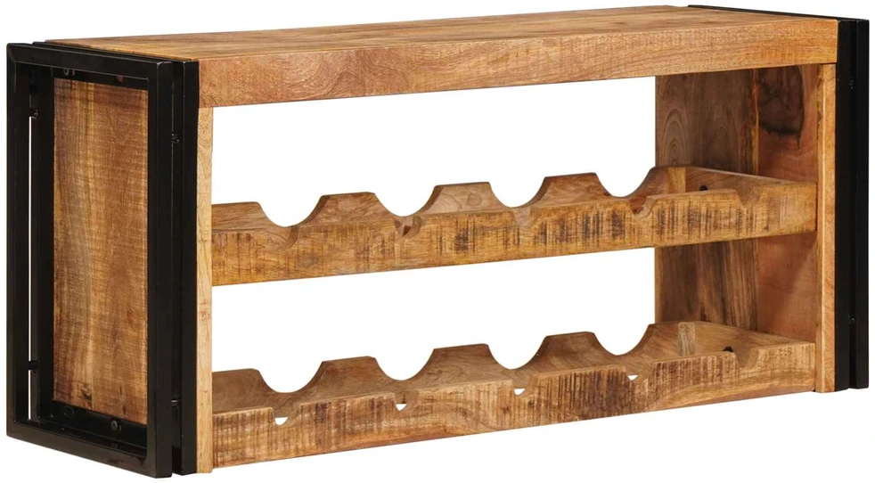 Vyno stovas Ruda 100 x 45 x 33 cm Kietas Rupus Mangų Medis