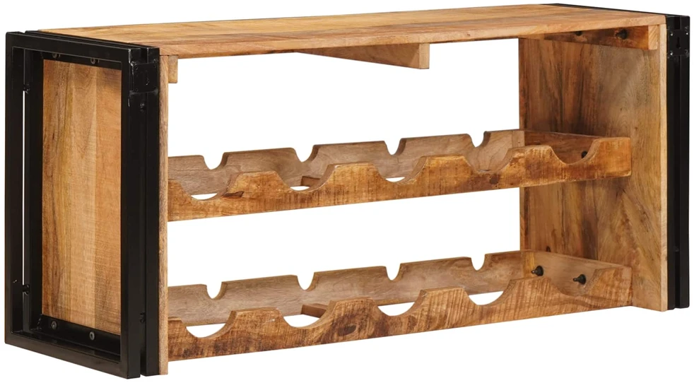 Vyno stovas Ruda 100 x 45 x 33 cm Kietas Rupus Mangų Medis