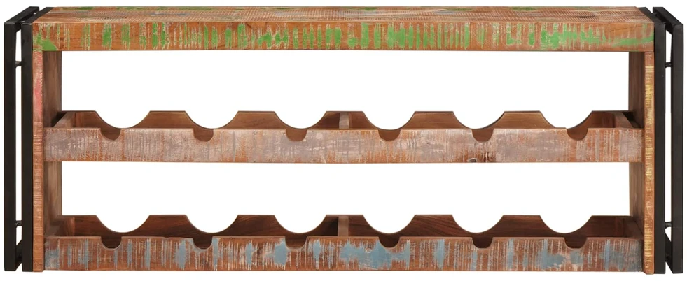 Vyno stovas Ruda 100 x 45 x 33 cm Kieta atnaujinta mediena