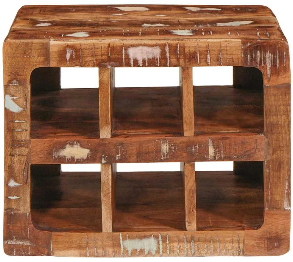 Vyno stovas Ruda 44 x 30 x 35 cm Kietas atkurtas medis