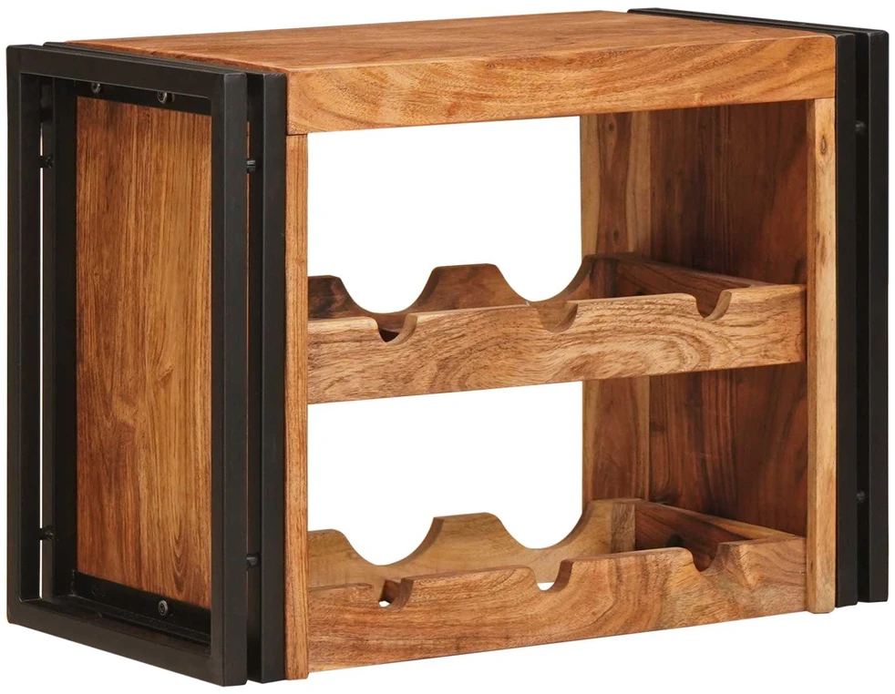 Vyno stovas Ruda 60 x 45 x 33 cm Kietos akacijos mediena