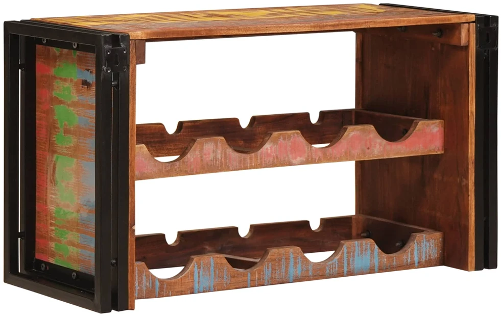 Vyno stovas Ruda 100 x 45 x 33 cm Kieta atnaujinta mediena