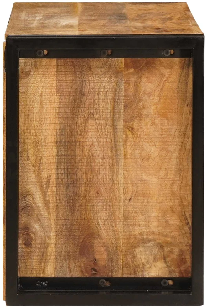 Vyno stovas Ruda 80 x 45 x 33 cm Kietas Rupus Mangų Medis