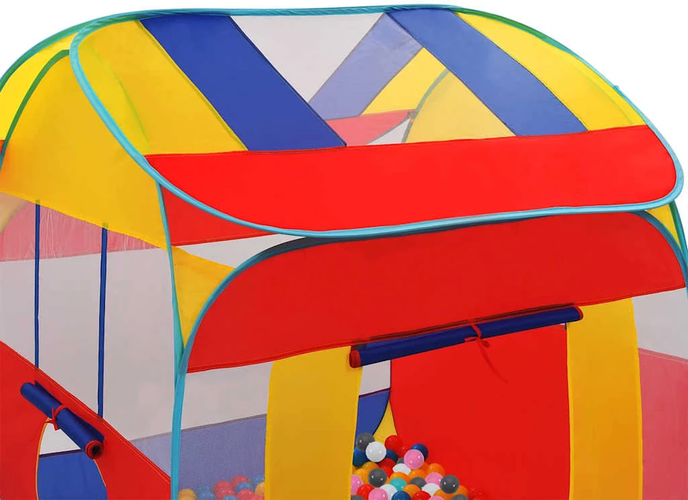 Žaidimų palapinė su 550 kamuoliukų, 123x120x126cm