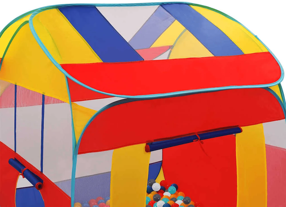 Žaidimų palapinė su 550 kamuoliukų, 123x120x126cm