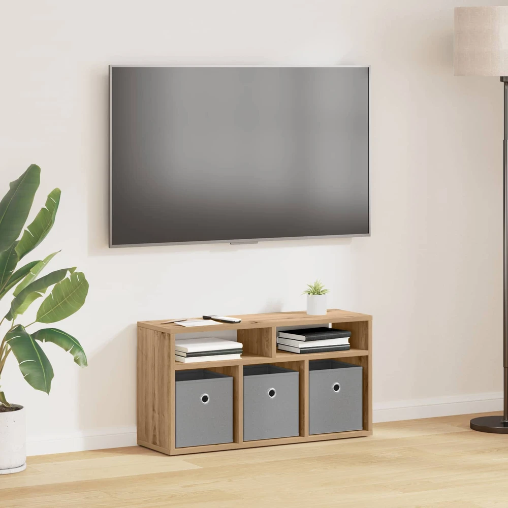 TV staliukas Žemas stalas 72 x 22,5 x 38 cm Amatininkų ąžuolas