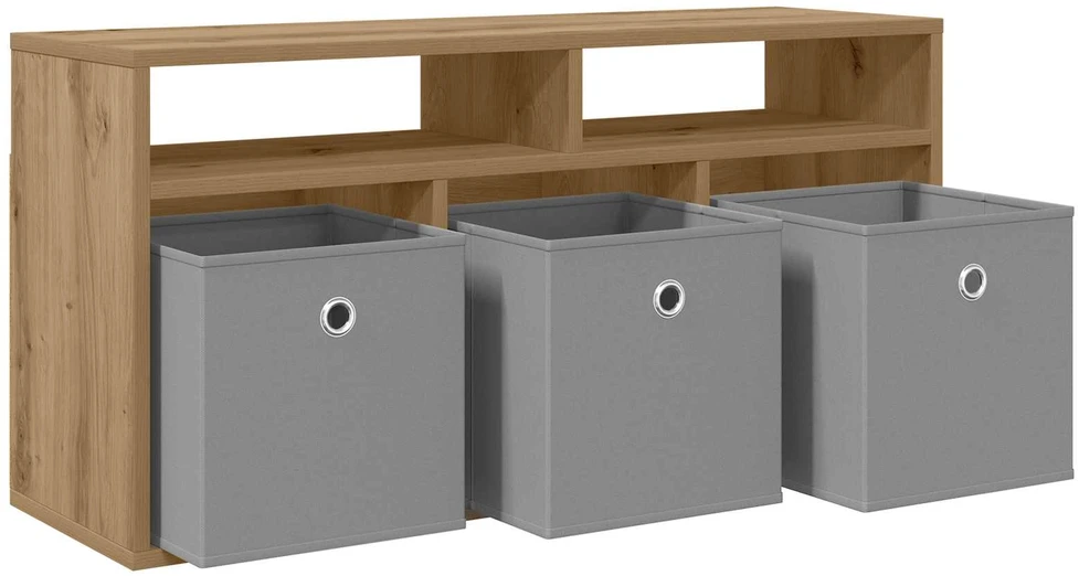 TV staliukas Žemas stalas 87 x 27,5 x 43 cm Amatininkų ąžuolas
