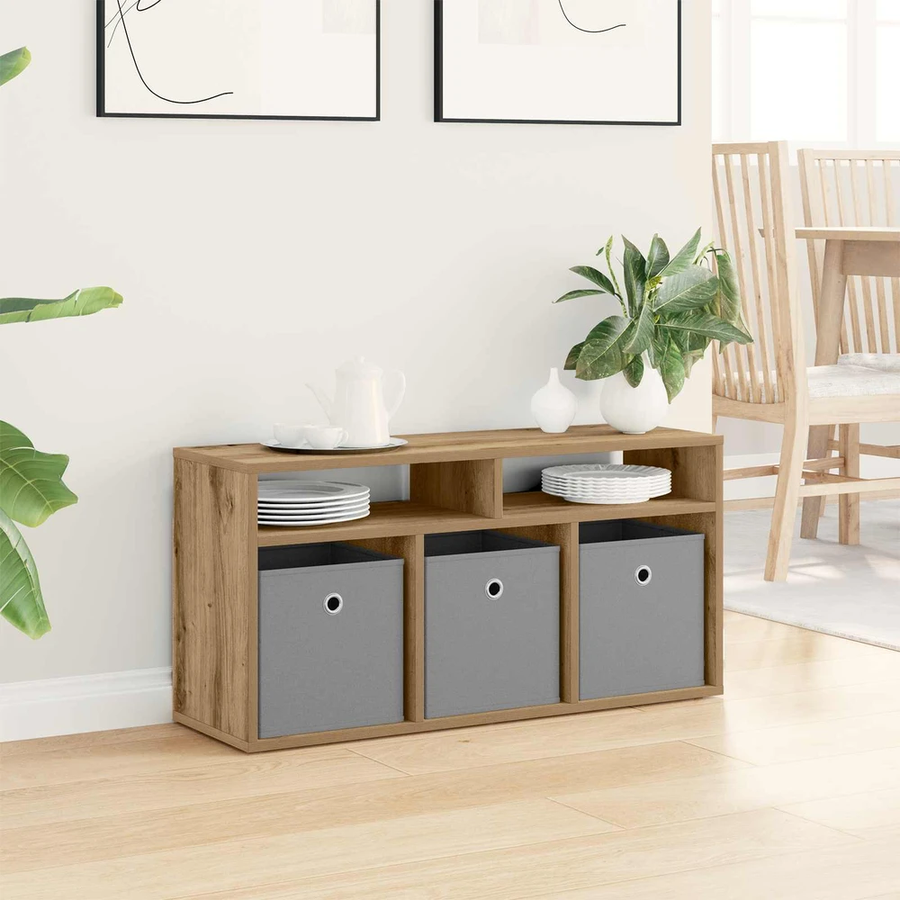 TV staliukas Žemas stalas 87 x 27,5 x 43 cm Amatininkų ąžuolas