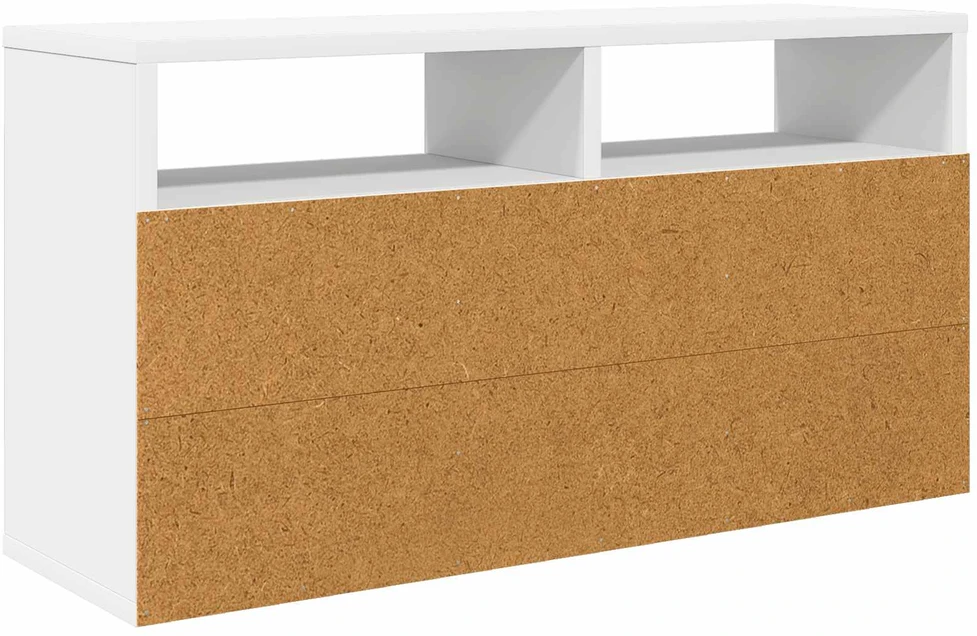 TV staliukas Žemas stalas su stalčių Balta 72 x 22,5 x 38 cm