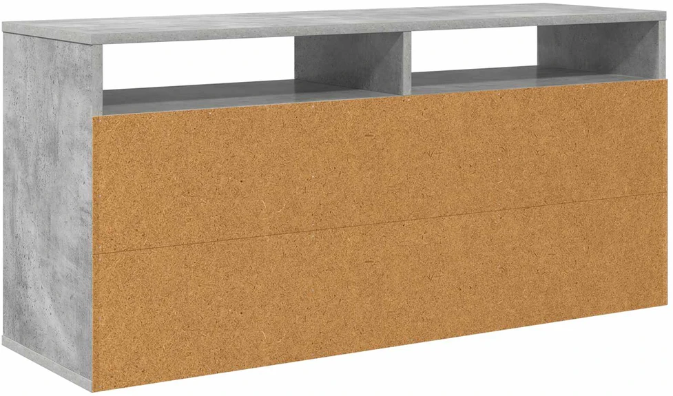 TV staliukas Žemas stalas su stalčių Betono pilka 102 x 32 x 48,5 cm