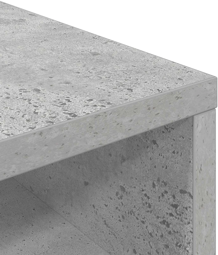 TV staliukas Žemas stalas su stalčių Betono pilka 72 x 22,5 x 38 cm
