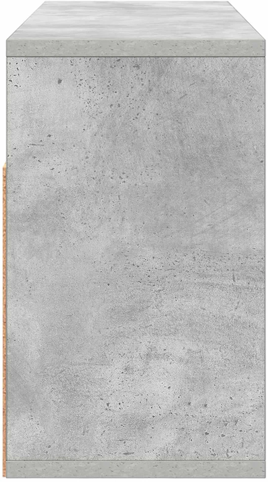 TV staliukas Žemas stalas su stalčių Betono pilka 72 x 22,5 x 38 cm