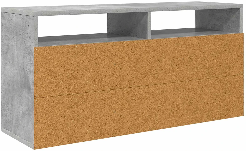 TV staliukas Žemas stalas su stalčių Betono pilka 87 x 27,5 x 43 cm