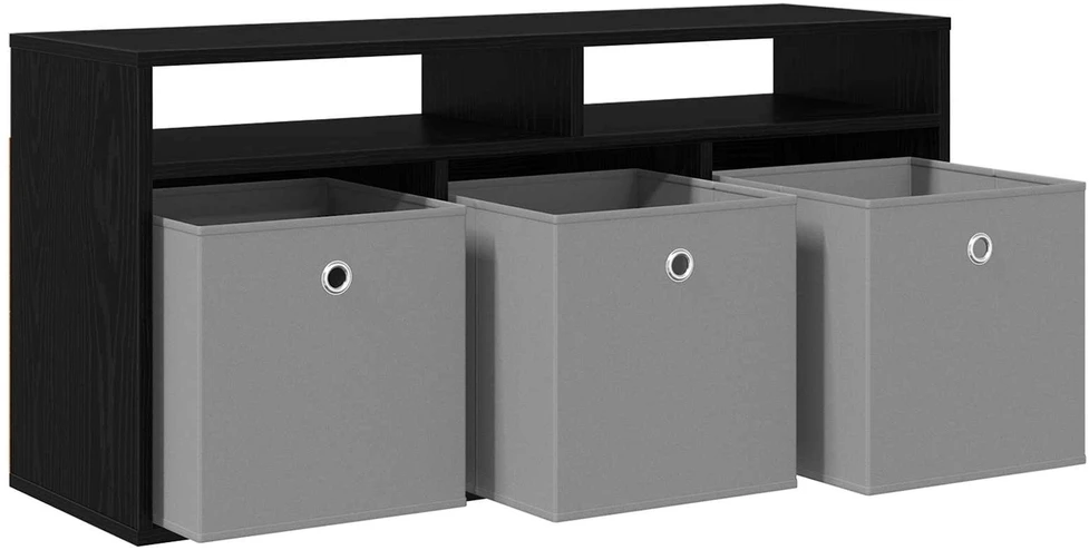 TV staliukas Žemas stalas su stalčių Juodas ąžuolas 102 x 32 x 48,5 cm