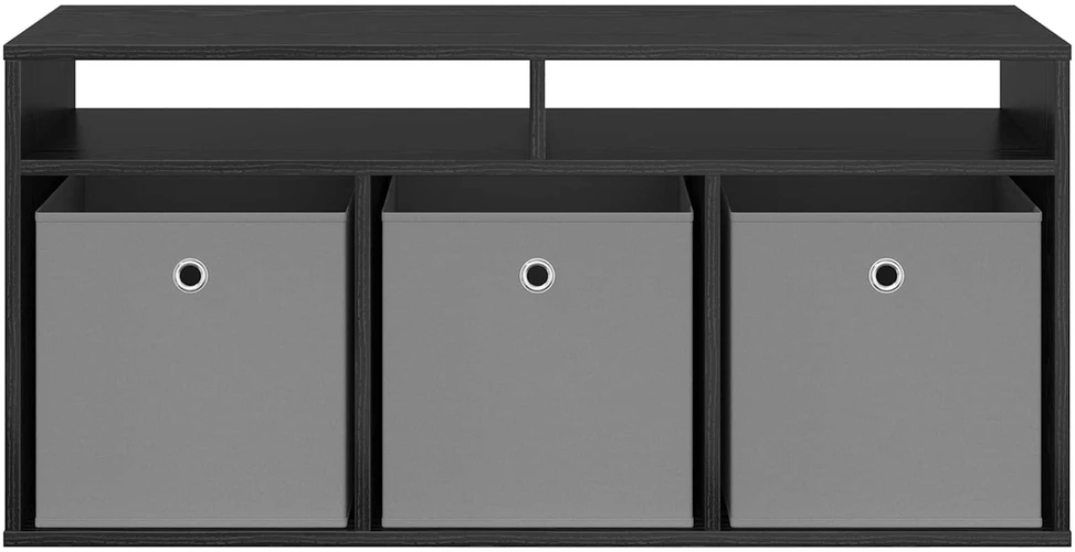 TV staliukas Žemas stalas su stalčių Juodas ąžuolas 102 x 32 x 48,5 cm