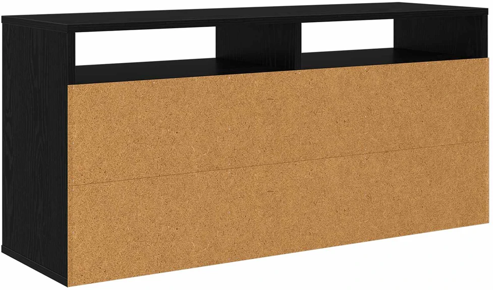 TV staliukas Žemas stalas su stalčių Juodas ąžuolas 102 x 32 x 48,5 cm