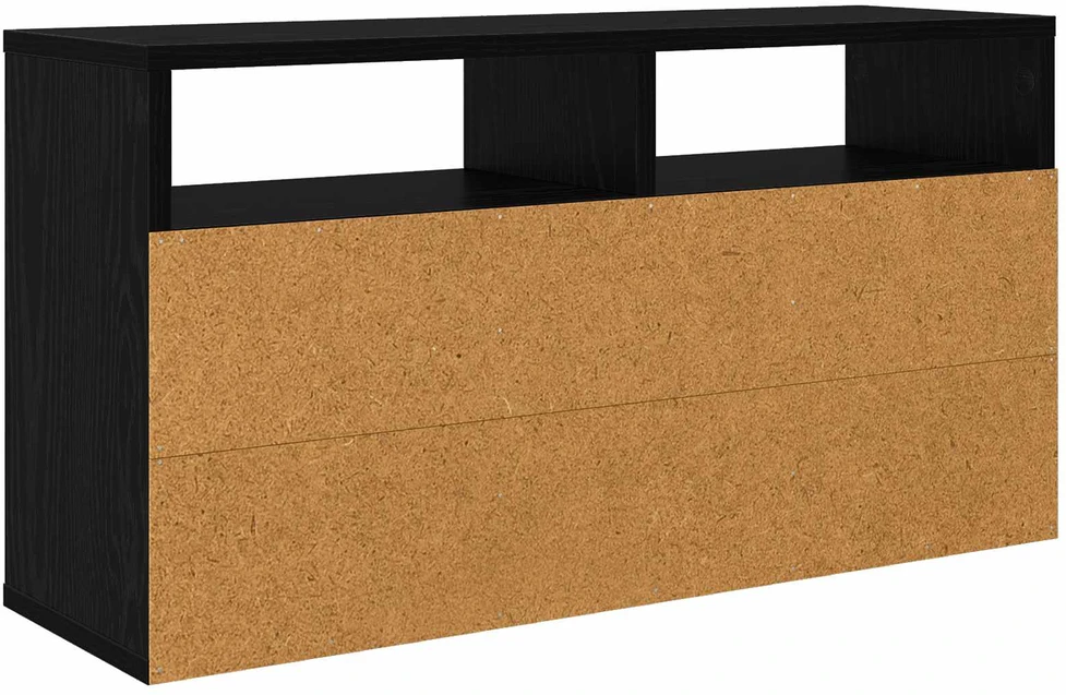 TV staliukas Žemas stalas su stalčių Juodas ąžuolas 72 x 22,5 x 38 cm