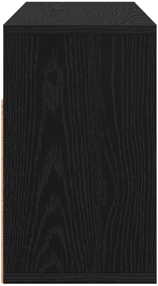 TV staliukas Žemas stalas su stalčių Juodas ąžuolas 72 x 22,5 x 38 cm