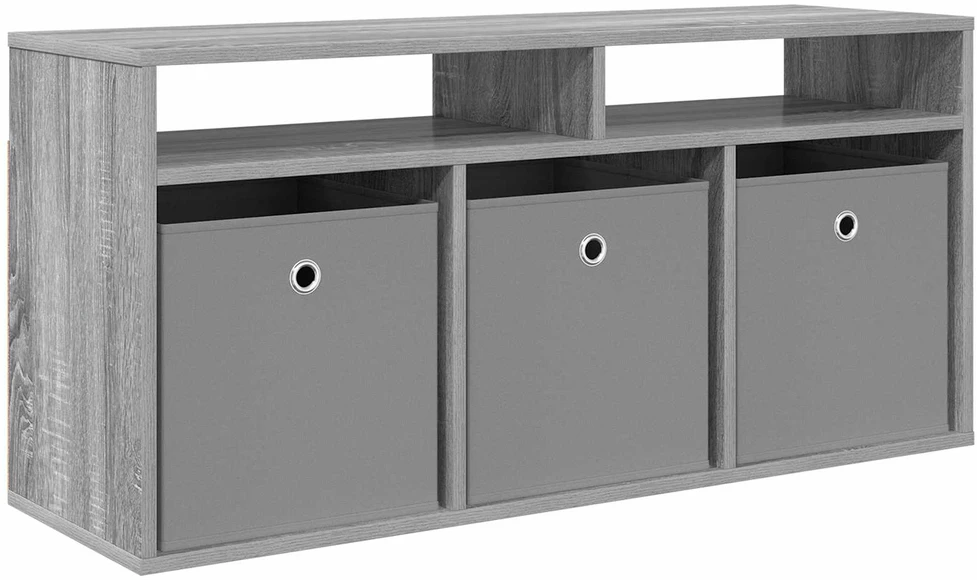 TV staliukas Žemas stalas su stalčių Pilkas Sonoma 102 x 32 x 48,5 cm