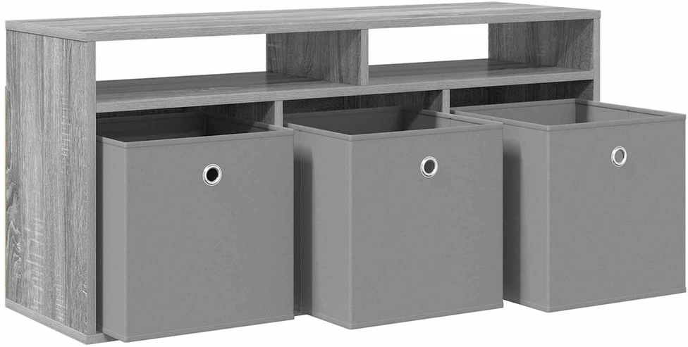 TV staliukas Žemas stalas su stalčių Pilkas Sonoma 102 x 32 x 48,5 cm