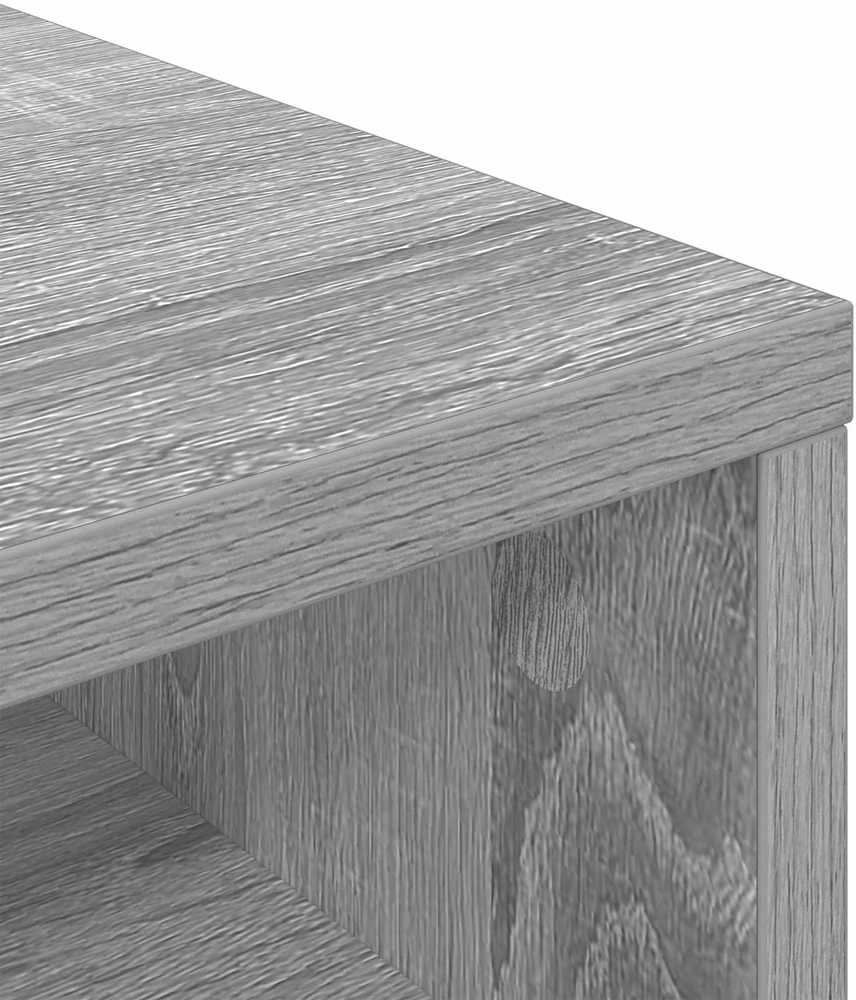 TV staliukas Žemas stalas su stalčių Pilkas Sonoma 72 x 22,5 x 38 cm