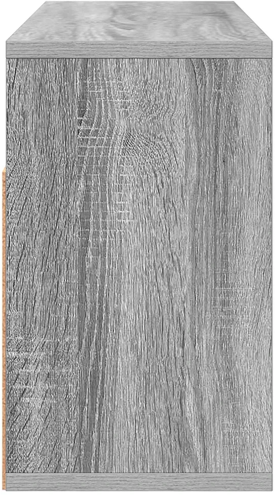 TV staliukas Žemas stalas su stalčių Pilkas Sonoma 72 x 22,5 x 38 cm