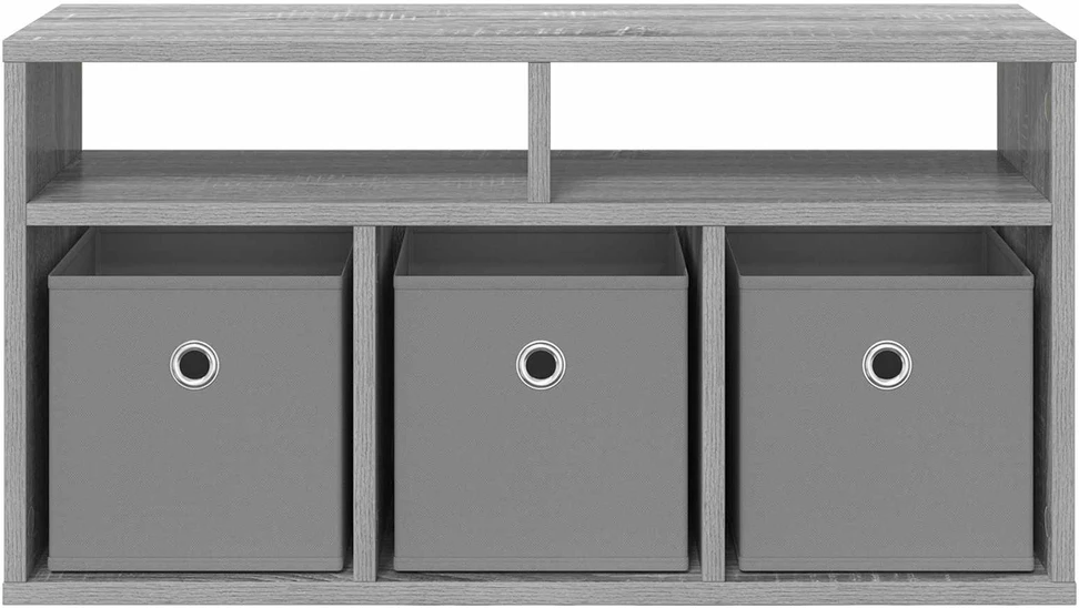 TV staliukas Žemas stalas su stalčių Pilkas Sonoma 72 x 22,5 x 38 cm