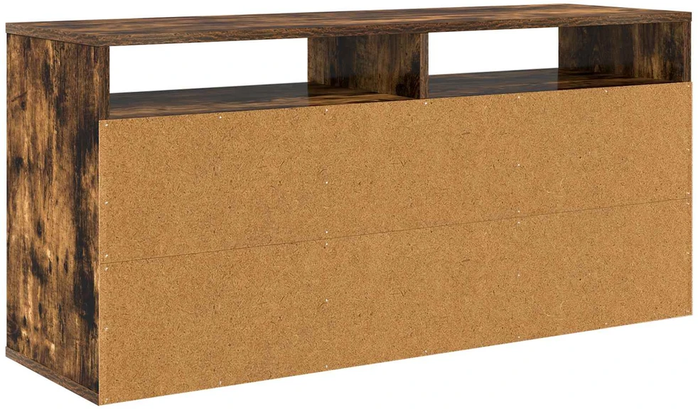 TV staliukas Žemas stalas su stalčių Rūkyta ąžuolas 102 x 32 x 48,5 cm